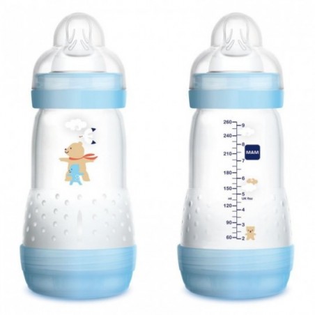 Comprar mam easy start anti-colic biberón silicona azul 260 ml 2+ m 1 unidad