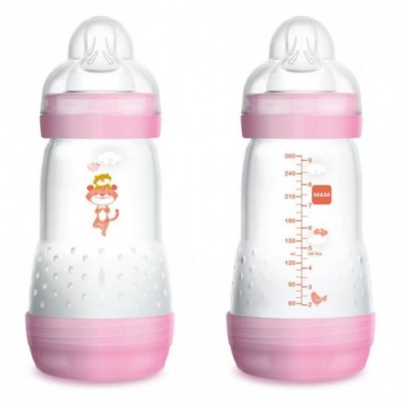 Comprar mam easy start anti-colic biberón silicona rosa 260 ml 2+ m 1 unidad