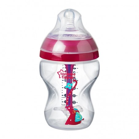 Comprar tommee tippee biberón anticólico avanzado 260 ml rosa 0+ m 1 unidad