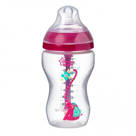 Comprar tommee tippee biberón anticólico avanzado 340 ml rosa 3+ m 1 unidad