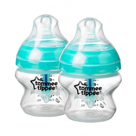 Comprar tommee tippee pack biberón anticólico avanzado 150 ml 0+ m 2 unidades