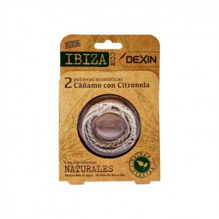 Comprar dexin ibiza eco pulseras aromáticas con citronela 2 unidades