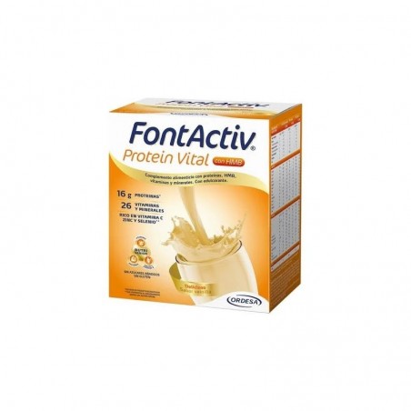 Comprar fontactiv protein vital vainilla 14 sobres