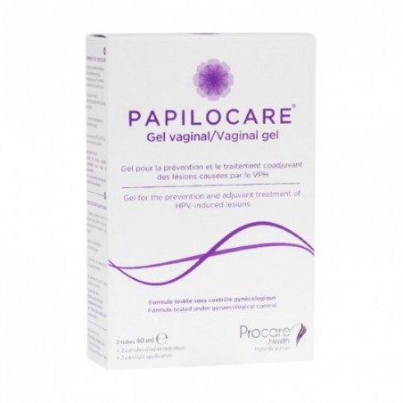 Comprar papilocare gel vaginal 2 tubos x 40 ml