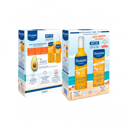 Comprar mustela pack solar spf 50 200 ml + 40 ml