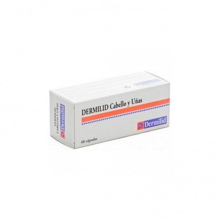 Comprar DERMILID CABELLO Y UÑAS 60 CAPS al mejor precio en Farmacia4Estaciones, tu farmacia online Comprar DERMILID CABELLO Y UÑAS 60 CAPS