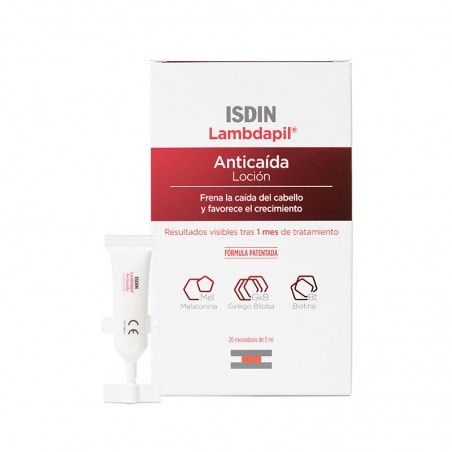 Comprar LAMBDAPIL LOCIÓN ANTICAÍDA 20 MONODOSIS 3 ML al mejor precio en Farmacia4Estaciones, tu farmacia online Comprar LAMBDAPIL LOCIÓN ANTICAÍDA 20 MONODOSIS 3 ML