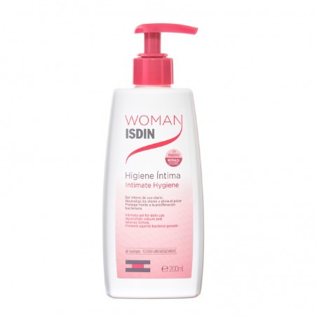 Comprar ISDIN WOMAN HIGIENE ÍNTIMA 200 ML al mejor precio en Farmacia4Estaciones, tu farmacia online Comprar ISDIN WOMAN HIGIENE ÍNTIMA 200 ML
