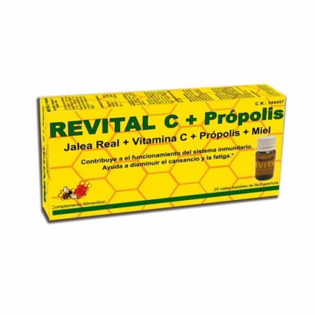 Comprar REVITAL C AMPOLLAS BEBIBLES 20 AMP al mejor precio en Farmacia4Estaciones, tu farmacia online Comprar REVITAL C AMPOLLAS BEBIBLES 20 AMP