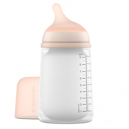 Comprar SUAVINEX BIBERON ANTICÓLICO ZERO ZERO FLUJO MEDIO 270 ML al mejor precio en Farmacia4Estaciones, tu farmacia online Comprar SUAVINEX BIBERON ANTICÓLICO ZERO ZERO FLUJO MEDIO 270 ML