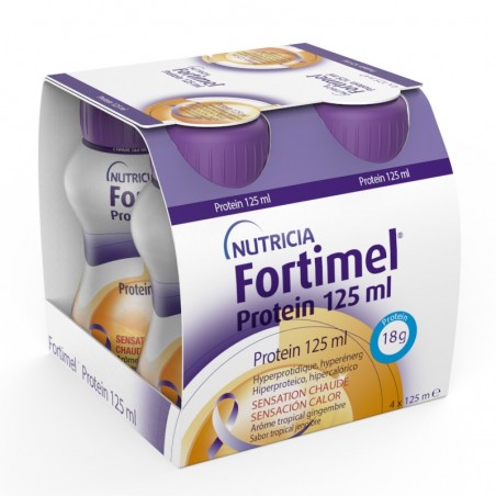 Comprar fortimel protein sabor tropical jengibre 4 x 125 ml