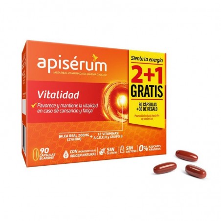 Comprar apiserum vitalidad pack 3 meses 90 caps