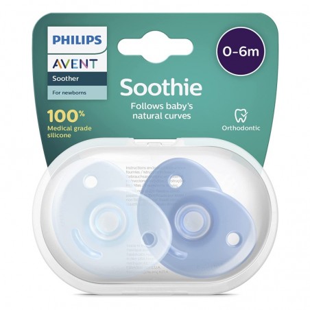 Comprar avent chupete soothie 0-6 m scf099/21 2 unidades