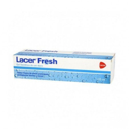 Comprar LACERFRESH GEL DENTÍFRICO 125 ML al mejor precio en Farmacia4Estaciones, tu farmacia online Comprar LACERFRESH GEL DENTÍFRICO 125 ML