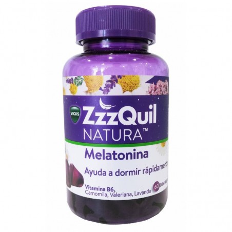 Comprar ZzzQUIL NATURA 60 GOMINOLAS al mejor precio en Farmacia4Estaciones, tu farmacia online Comprar ZzzQUIL NATURA 60 GOMINOLAS
