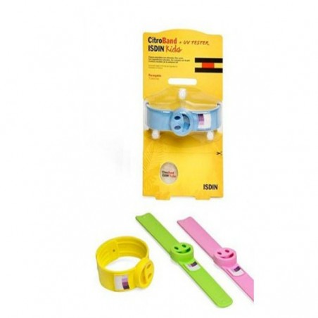 Comprar CITROBAND ISDIN KIDS PULSERA CON 2 RECARGAS al mejor precio en Farmacia4Estaciones, tu farmacia online Comprar CITROBAND ISDIN KIDS PULSERA CON 2 RECARGAS