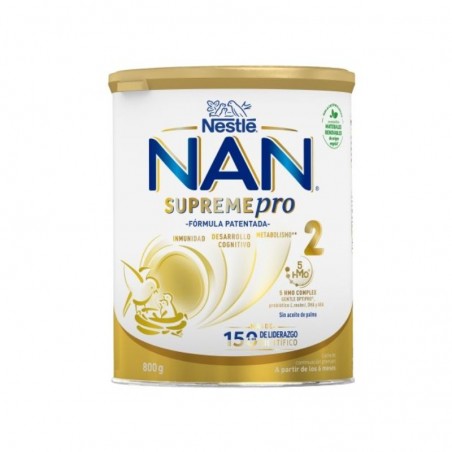 Comprar NAN SUPREME PRO 2 800 G al mejor precio en Farmacia4Estaciones, tu farmacia online Comprar NAN SUPREME PRO 2 800 G