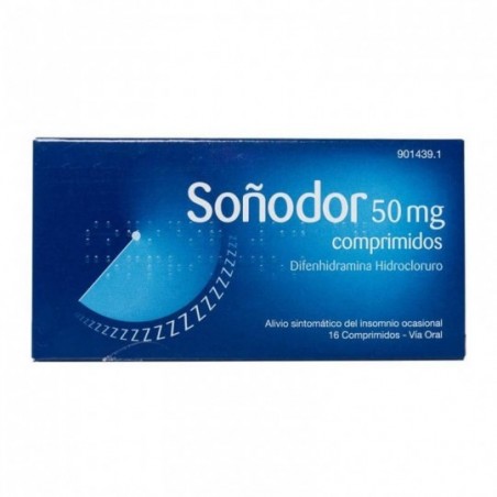 Comprar soñodor 50 mg 16 comprimidos