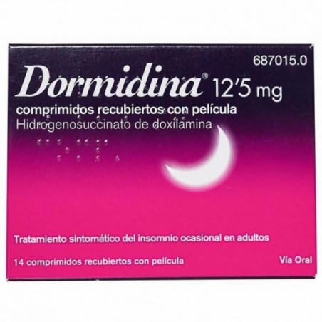 Comprar dormidina 12.5 mg 14 comprimidos recubiertos