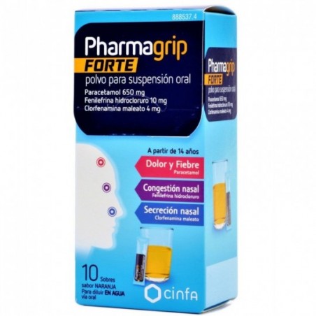 Comprar pharmagrip 10 sobres polvo suspension oral