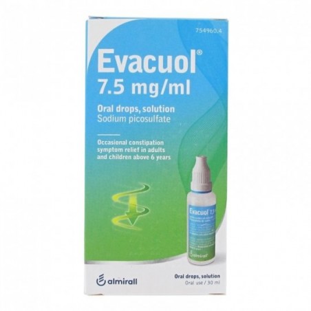 Comprar evacuol 7.5 mg/ml gotas orales solucion 30 ml