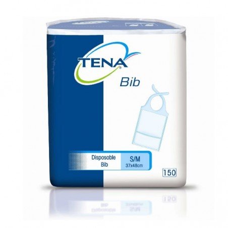 Comprar TENA BABEROS DESECHABLES ADULTOS TALLA S/M 150 UNIDADES al mejor precio en Farmacia4Estaciones, tu farmacia online Comprar TENA BABEROS DESECHABLES ADULTOS TALLA S/M 150 UNIDADES