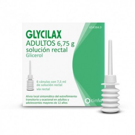 Comprar GLYCILAX ADULTOS 6.75 G SOLUCION RECTAL 6 ENEMAS 7.5 ML
