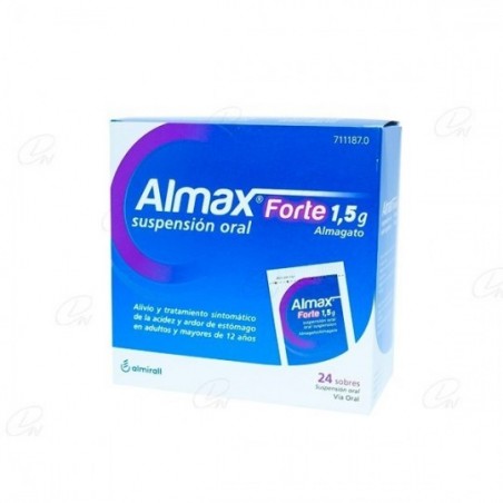 Comprar almax forte 1.5 g 24 sobres suspension oral