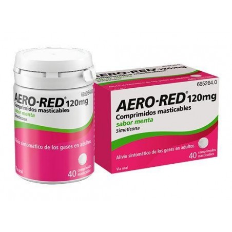 Comprar AERO RED 120 MG 40 COMPRIMIDOS MASTICABLES MENTA