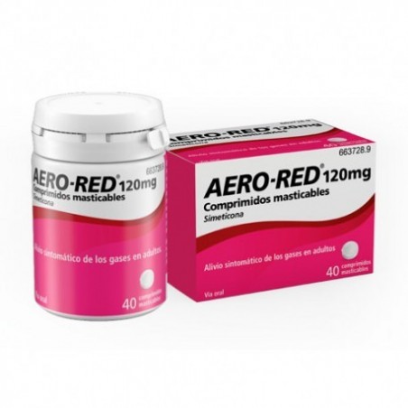 Comprar aero red 120 mg 40 comprimidos masticables