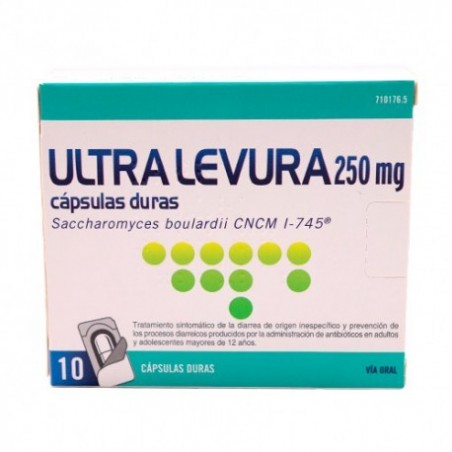 Comprar ultra-levura 250 mg 10 capsulas (blister)