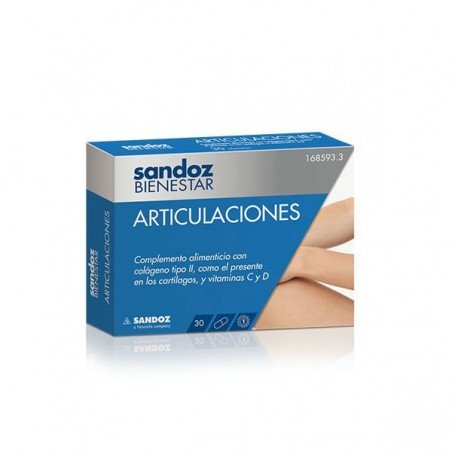 Comprar SANDOZ BIENESTAR ARTICULACIONES 30 CAPS al mejor precio en Farmacia4Estaciones, tu farmacia online Comprar SANDOZ BIENESTAR ARTICULACIONES 30 CAPS