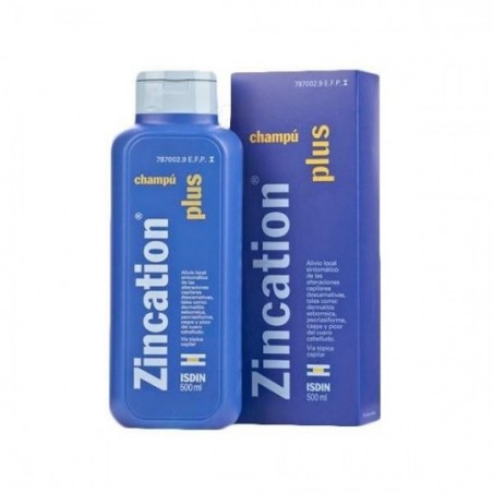 Comprar zincation plus 10/4 mg/ml champu medicinal 500 ml