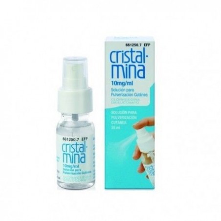 Comprar cristalmina 10 mg/ml solucion topica pulverizador 25 ml