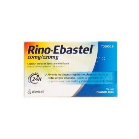 Comprar rino ebastel 10/120 mg 7 capsulas