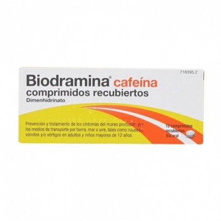Comprar biodramina cafeina 12 comprimidos