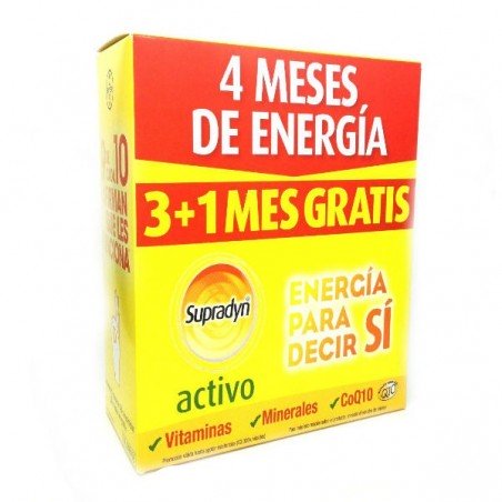 Comprar SUPRADYN ACTIVO 90 COMPRIMIDOS + SUPRADYN ACTIVO 30 COMP al mejor precio en Farmacia4Estaciones, tu farmacia online Comprar SUPRADYN ACTIVO 90 COMPRIMIDOS + SUPRADYN ACTIVO 30 COMP