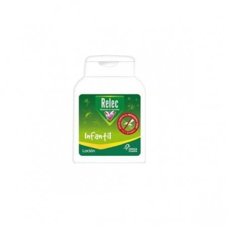 Comprar RELEC INFANTIL LOCIÓN REPELENTE DE MOSQUITO 125 ML al mejor precio en Farmacia4Estaciones, tu farmacia online Comprar RELEC INFANTIL LOCIÓN REPELENTE DE MOSQUITO 125 ML