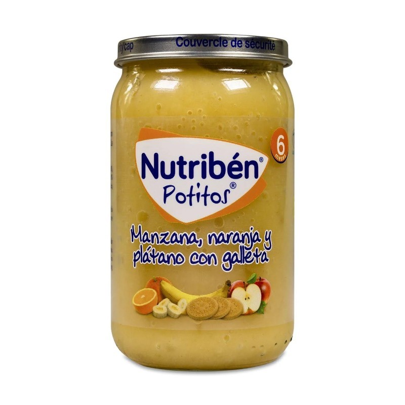 Comprar Nutriben Pack Potito Platano Naranja Galleta 2X190G a precio de  oferta