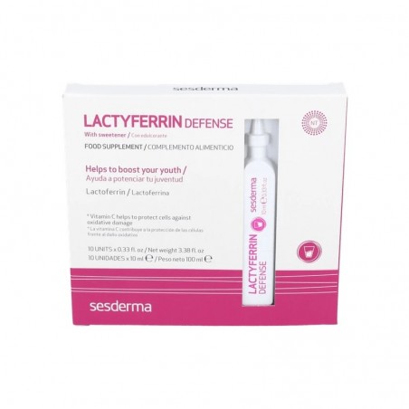 Comprar SESDERMA LACTYFERRIN DEFENSE 10 VIALES al mejor precio en Farmacia4Estaciones, tu farmacia online Comprar SESDERMA LACTYFERRIN DEFENSE 10 VIALES