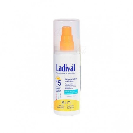 Comprar ladival piel sensible alergica fps 15 gel-spray 150 ml