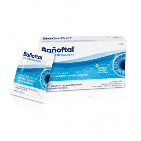 Comprar bañoftal toallitas oculares 20 uds