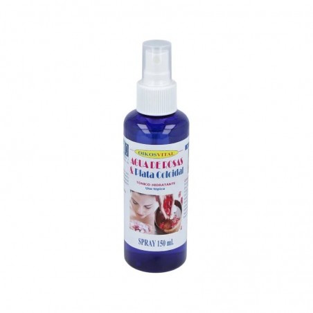 Comprar agua de rosas con plata coloidal 135 ml.