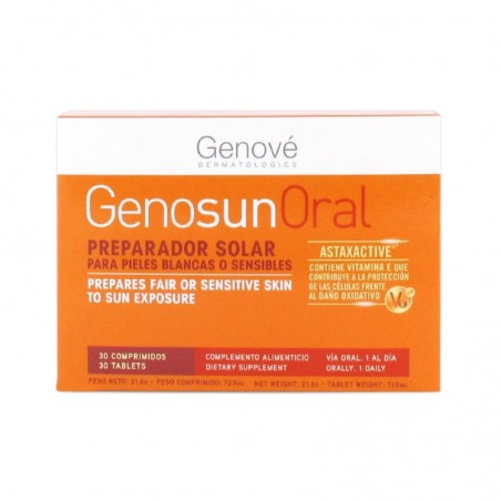 Comprar genosun oral 30 comprimidos