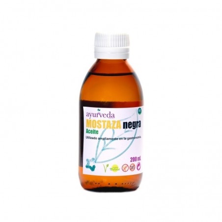 Comprar ayurveda aceite de mostaza negra 200 ml.