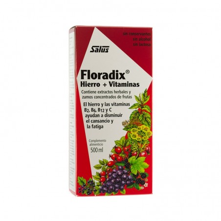 Comprar floradix hierro + vitaminas 500 ml