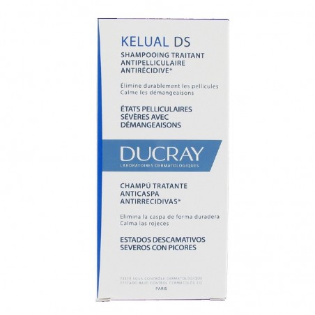 Comprar KELUAL DS CHAMPÚ ESTADOS DESCAMÁTICOS 100 ML al mejor precio en Farmacia4Estaciones, tu farmacia online Comprar KELUAL DS CHAMPÚ ESTADOS DESCAMÁTICOS 100 ML