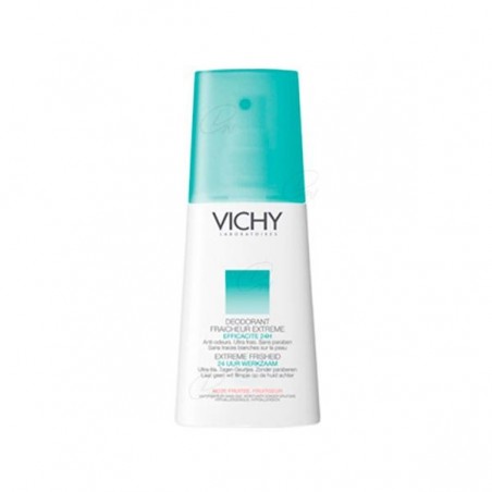 Comprar VICHY DESODORANTE VAPORIZADOR 100 ML FRESCOR EXTREMO al mejor precio en Farmacia4Estaciones, tu farmacia online Comprar VICHY DESODORANTE VAPORIZADOR 100 ML FRESCOR EXTREMO