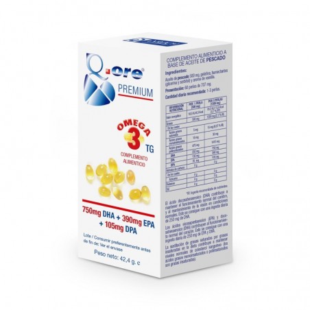 Comprar q.ore premium omega 3 60 perlas