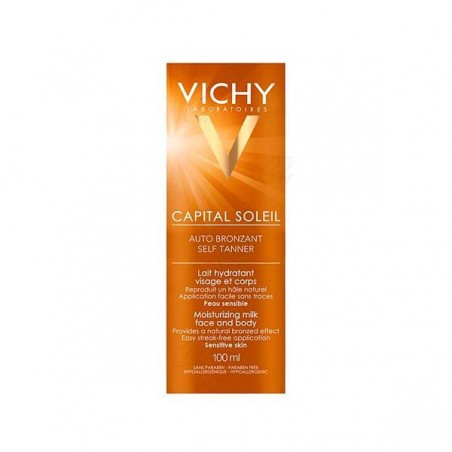 Comprar CAPITAL SOLEIL AUTOBRONCEADORA ROSTRO CUERPO LECHE 100 ML al mejor precio en Farmacia4Estaciones, tu farmacia online Comprar CAPITAL SOLEIL AUTOBRONCEADORA ROSTRO CUERPO LECHE 100 ML